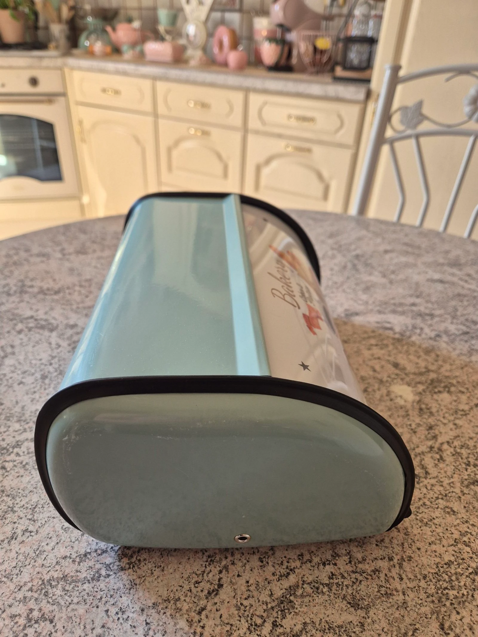 Retro metal bread and pastry box – photo 5